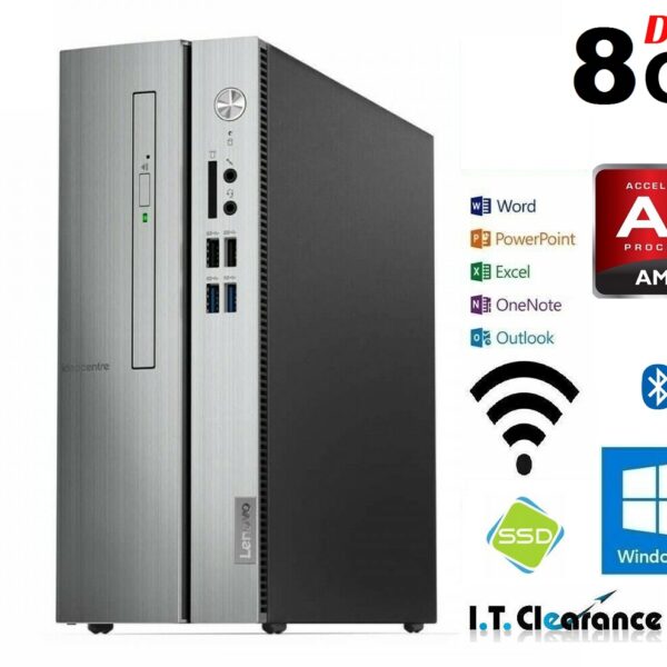 Lenovo 510-15ABR AMD A8-9600 3.1G 128GB SSD+1TB AMD R7 WIFI HDMI WIN11/OFFICE