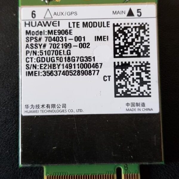 HP lt4112 HUAWEI ME906E NGFF LTE/HSPA+ FDD 4G WWAN module Card 704031-001 Unlock