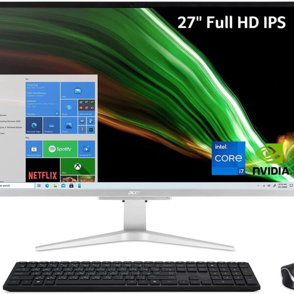 Acer Aspire C27-1655 , 27"Intel Core i3-1115G4 3.0 G 8GB 512GB SSD MX330 W11 OFFICE (Refurbished )