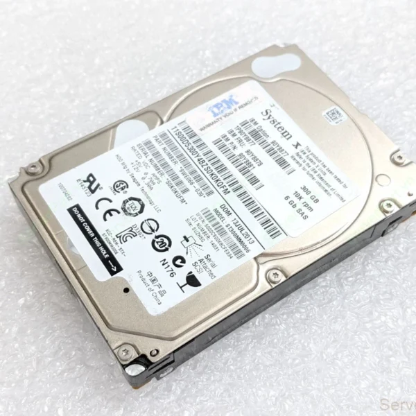 IBM 90Y8878 300gb 10K 6gbps G2 SFF 2.5" H/S SAS HDD Hard Disk Drive
