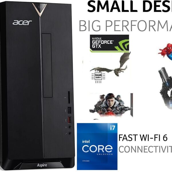 Acer Aspire TC-1660 i7-11700/16GB/512GB SSD GTX1650 4GB DVDRW WIN11 OFFICE