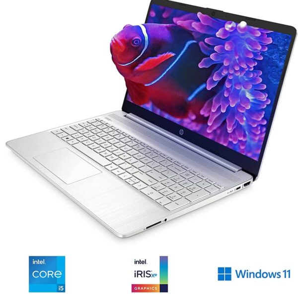 HP Laptop 15S-Fq4011tu 15 -inch  Core i5 11th Gen 8GB 256GB Silver Win11 OFFICE