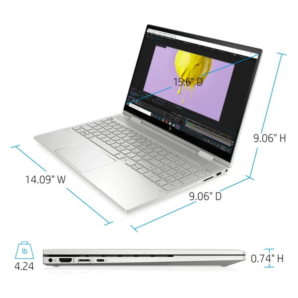 HP ENVY x360 13-bd0538tu -intel® Core™ i7(1165G7) 8GB- 512GBSSD- 13.3 Touch W11